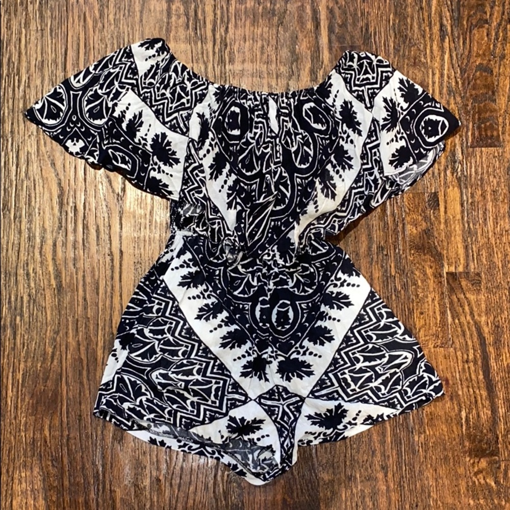 Super fun Flattering Print Romper